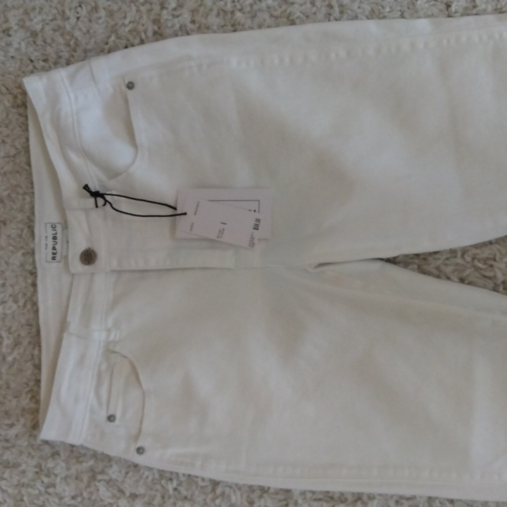 For The Republic Size 6 White Pants. - Picture 2 of 11